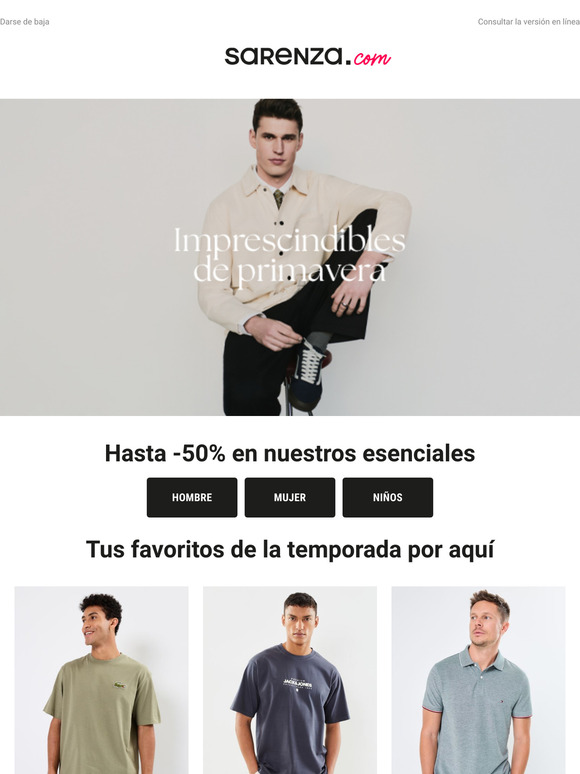 Hasta -50% en tus marcas favoritas 😍