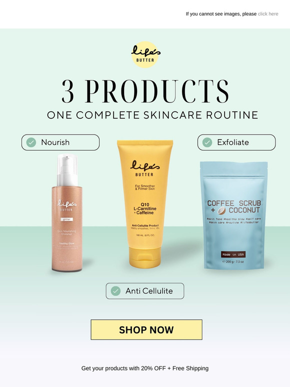 3 Products: One complete skincare routine 💛