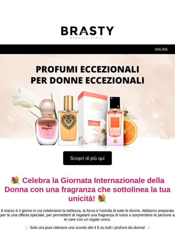 🌹 Sconto su tutti i profumi da donna 🌹