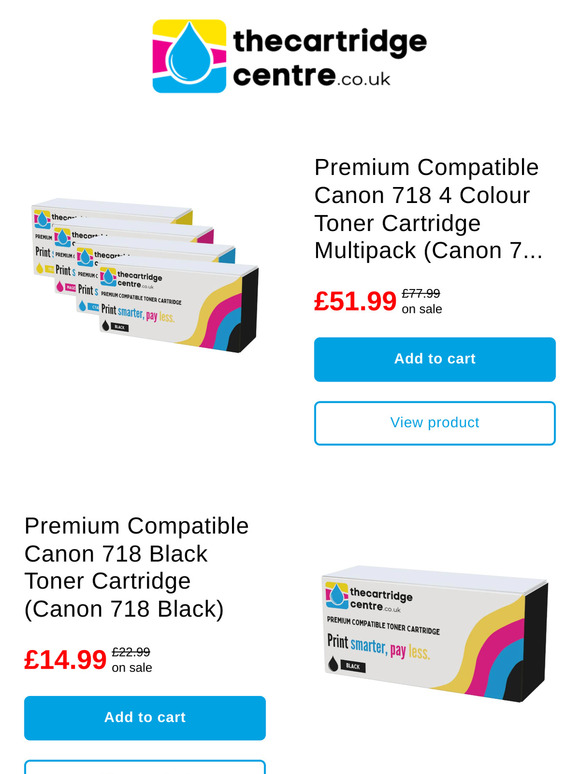 Canon 718 Deals @ The Cartridge Centre