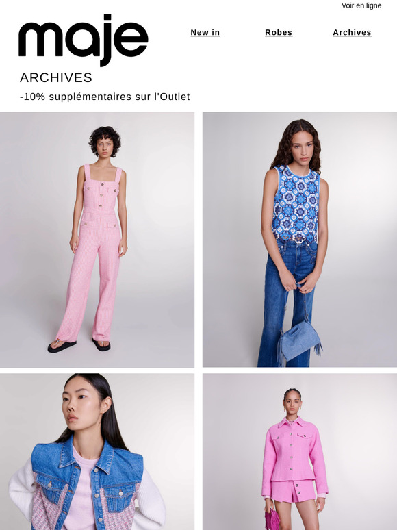ARCHIVES | -10% supplémentaires sur l'Outlet