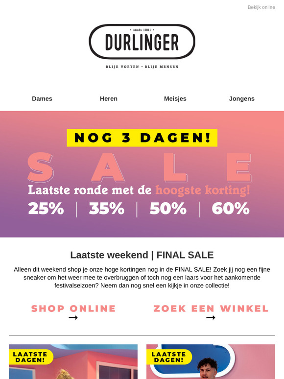 Nog 3 dagen SALE