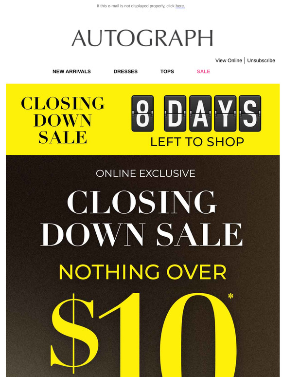 8 Days Left | EVERYTHING MUST GO!