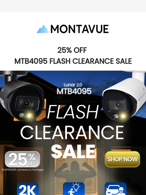 🚨Flash Clearance Sale! 25% Off Smart Illumination Bullet Cameras!