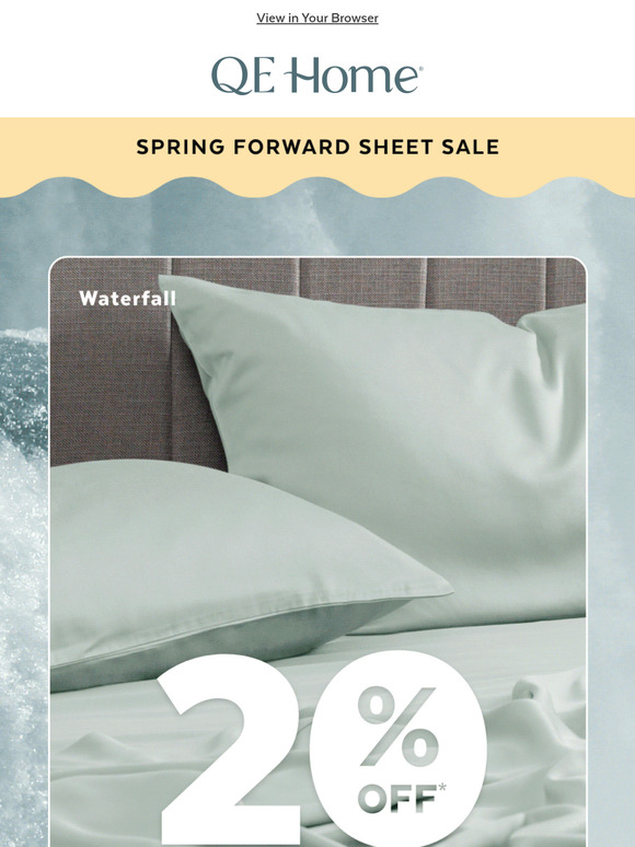 Spring Break Sheet Sale: Make Every Night a Vacation 🏖️
