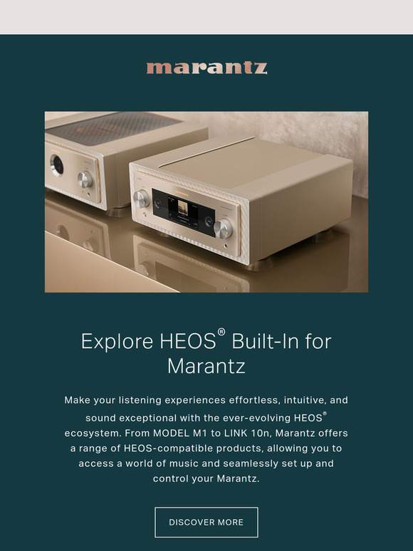 Explore HEOS® Built-In for Marantz