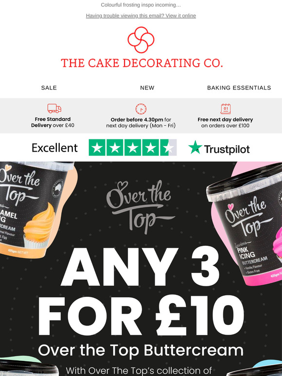 3 for £10 - an OTT deal…