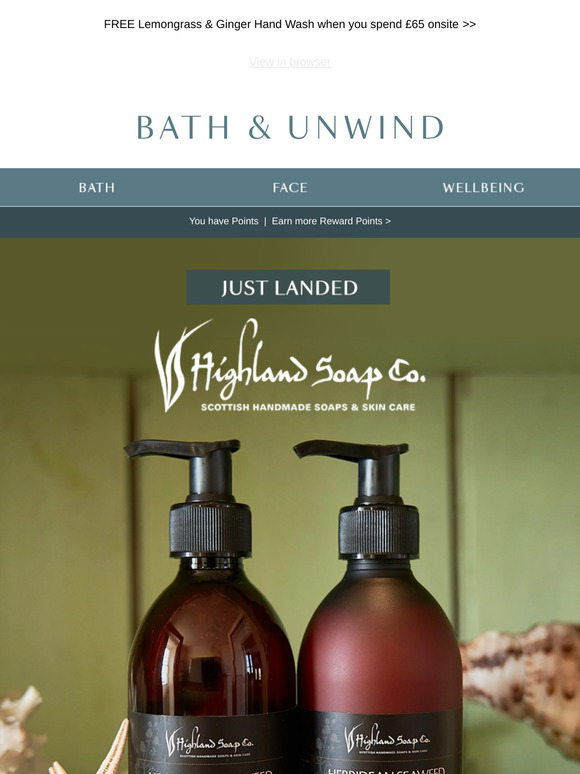 Just Landed: Highland Soap Company