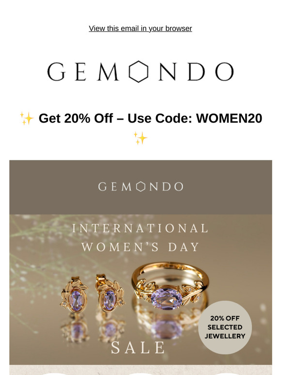 Celebrate Women with Sparkle ✨ Exclusive International Women’s Day Sale!