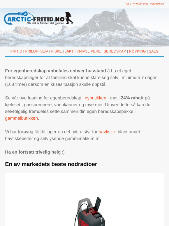 Egenberedskap med gode rabatter