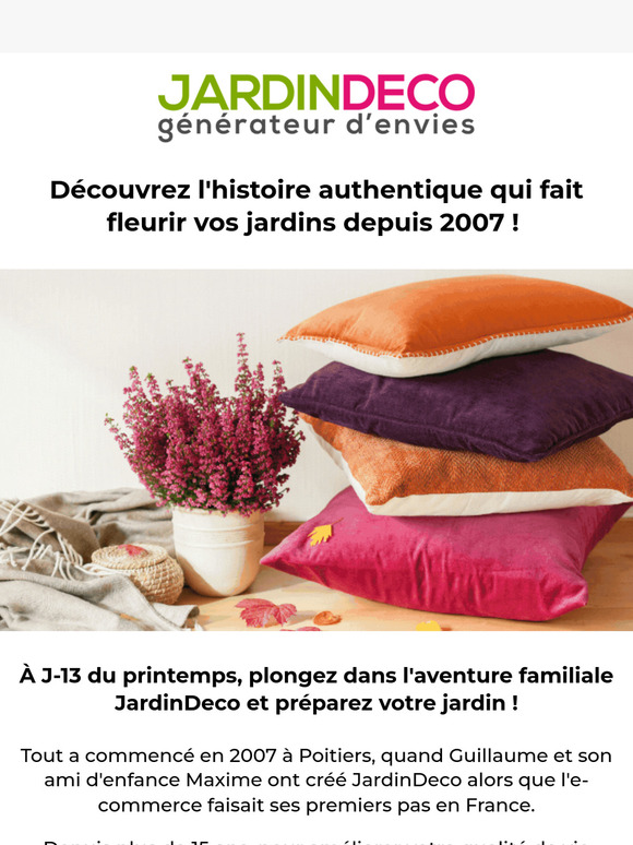 15 ans d'expertise pour votre jardin