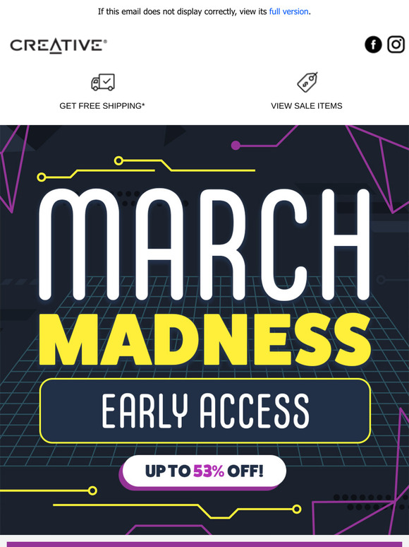 March Madness - Early Access | Up to 53% off