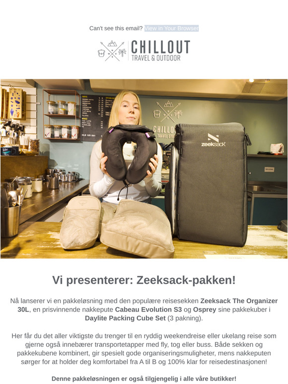 Vi presenterer Zeeksack-pakken til 1999,-! 🎒