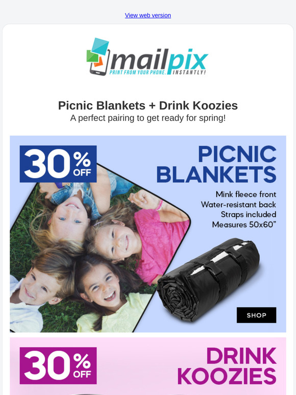 🧺 Pack Your Picnic in Style — Blanket Sale Inside!