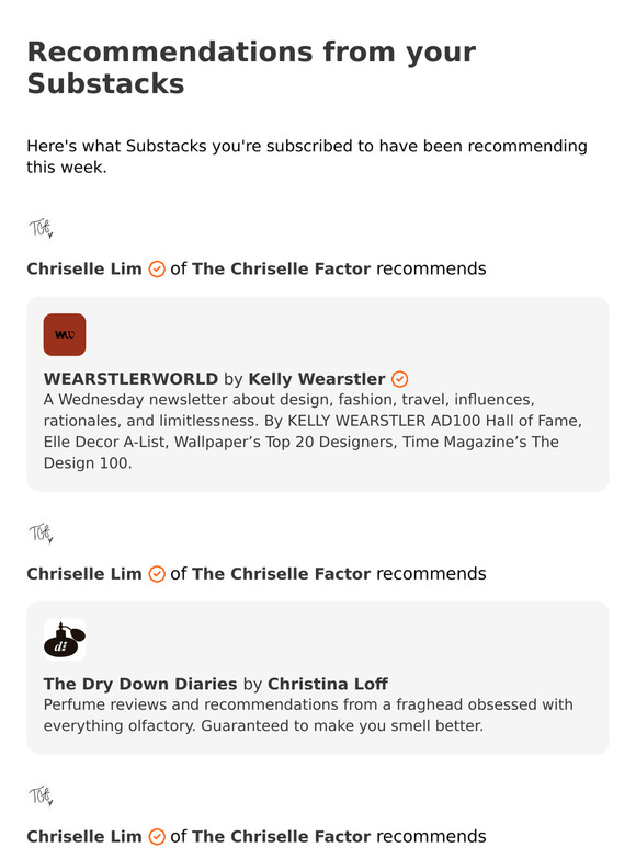 Recommendations from your Substacks