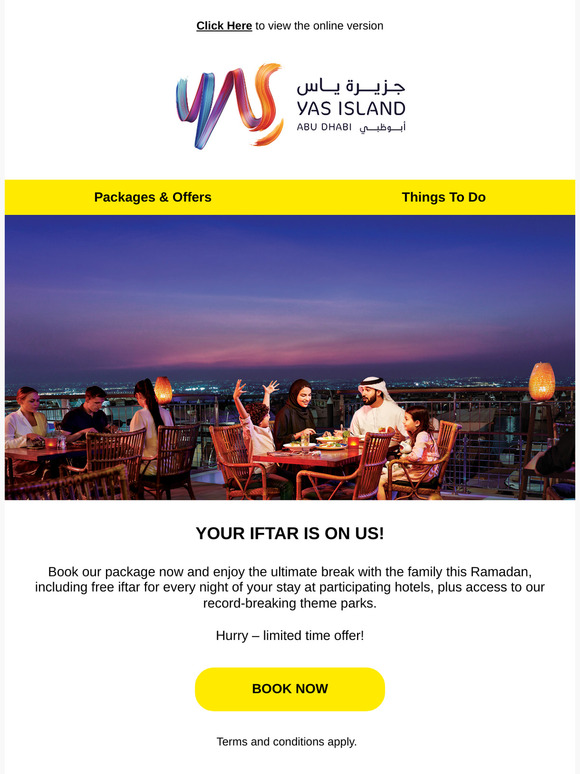 Book a Stay & Enjoy Free Iftar This Ramadan 🌙