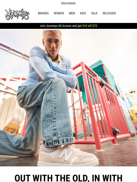 Journeys Email Newsletters: Shop Sales, Discounts, and Coupon Codes