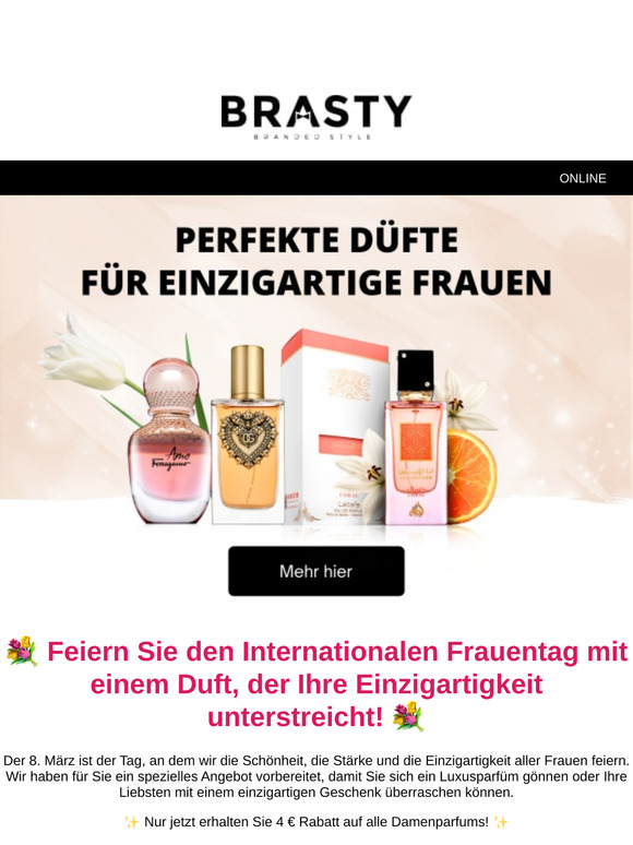🌹 Rabatt auf alle Damenparfums 🌹