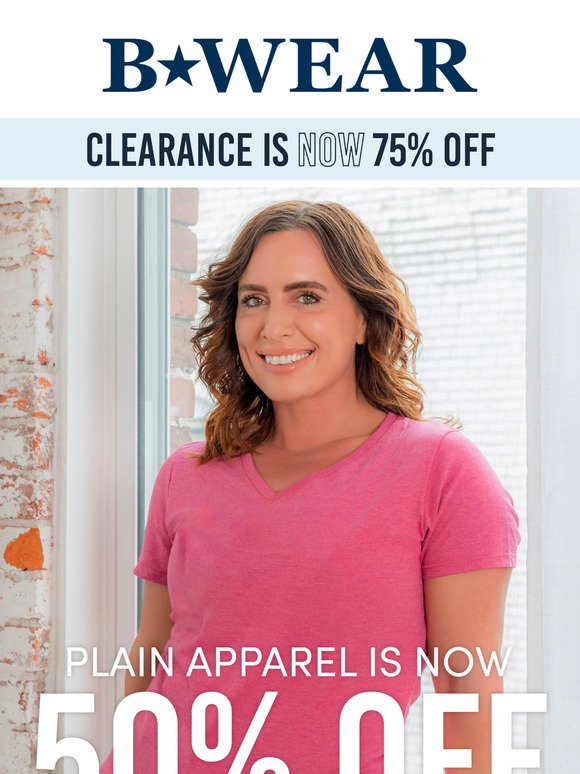 🔥 Half Off! Stock Up on Plain Tees Today!
