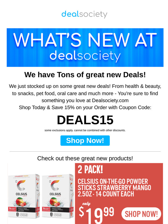 We've Got Some Great New Deals, Come See!