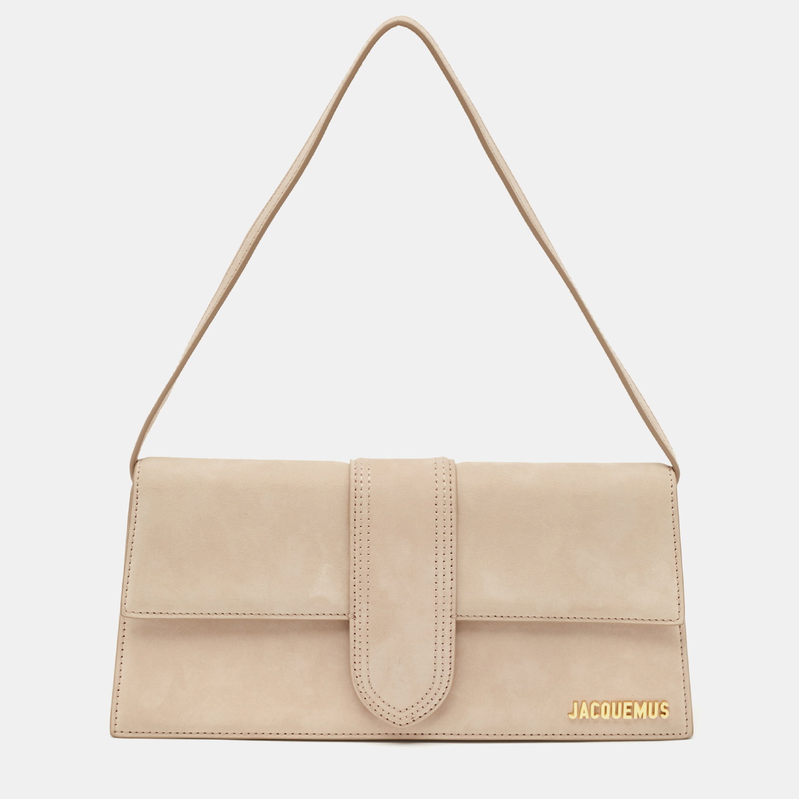 Light Beige Le Bambino Long Shoulder Bag