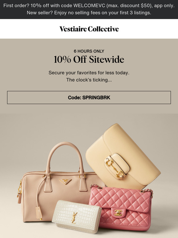 6 Hours Only: Extra 10% Off Sitewide