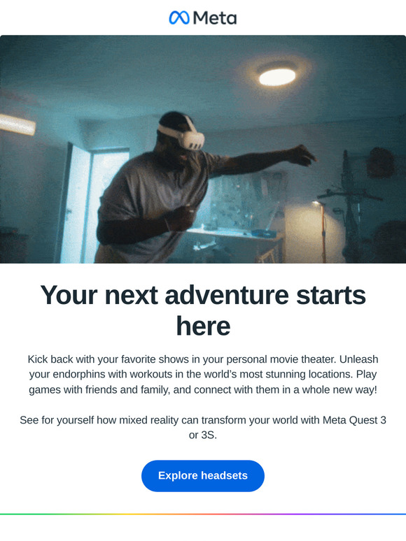 One device. Thousands of immersive experiences. 🚀