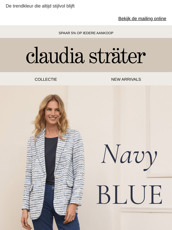 Navy: dé kleur van dit seizoen