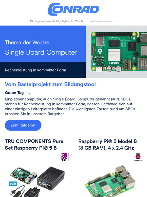 Highlight der Woche: 👨🏻‍💻 Single Board Computer - Kompakte Power