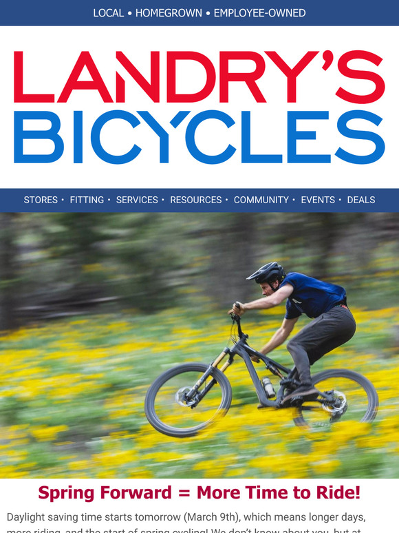 Spring Forward on The Pedals at Landry's and Enjoy All That Riding Has to Offer