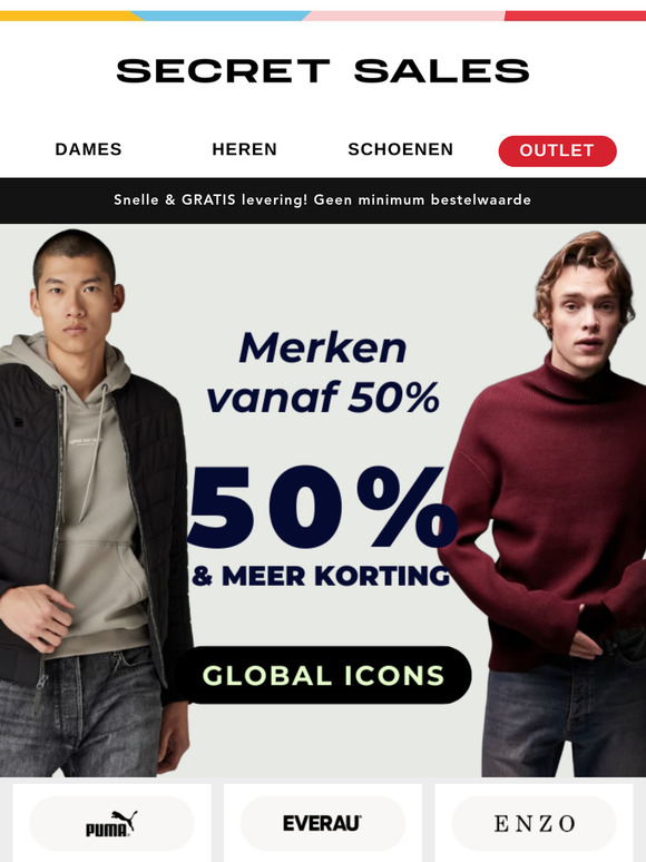 Hier hoef je niet overtuigd over te worden! 50% en meer korting 🤩