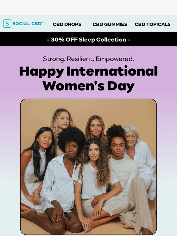 A FREE GIFT + 30% OFF for Women’s Day 💜