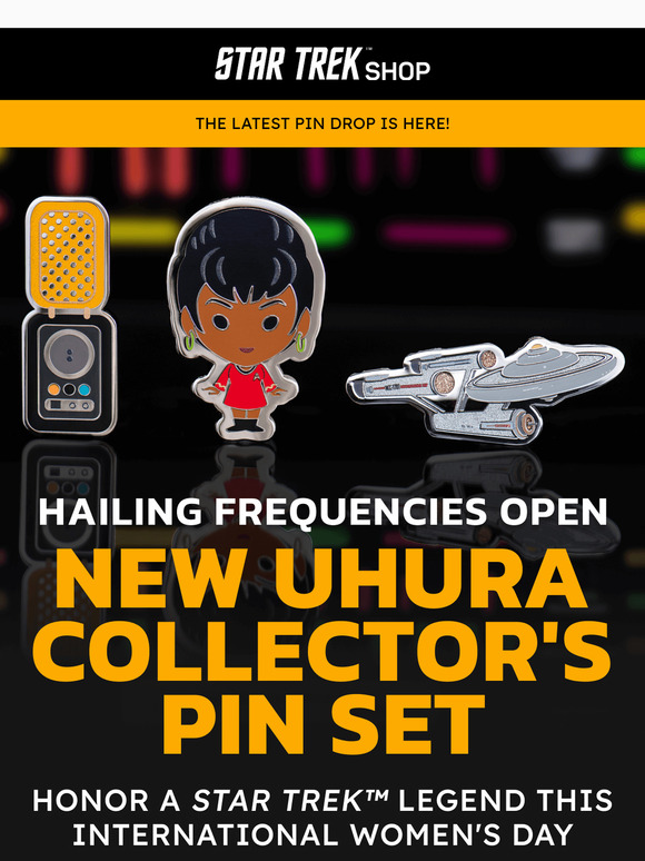 Celebrate Women’s Day with the New Uhura Pin Set!