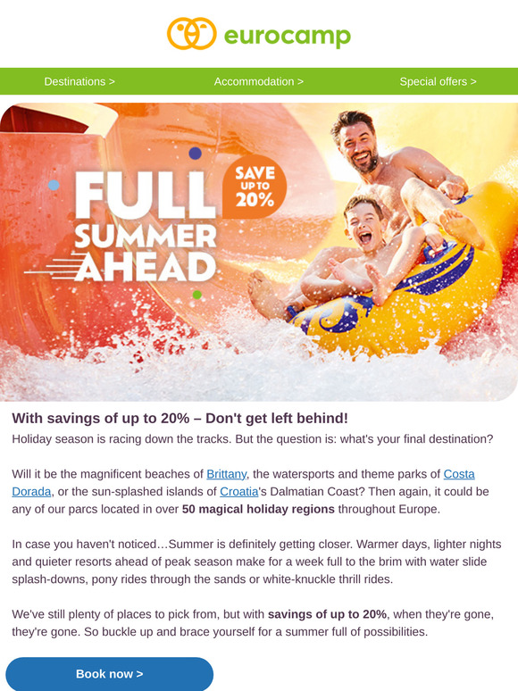 It's full summer ahead for savings...