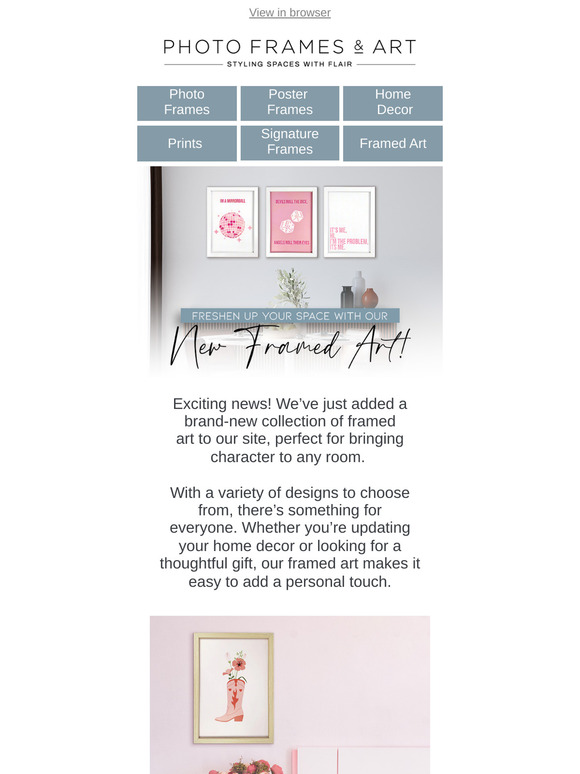 New Framed Art added!