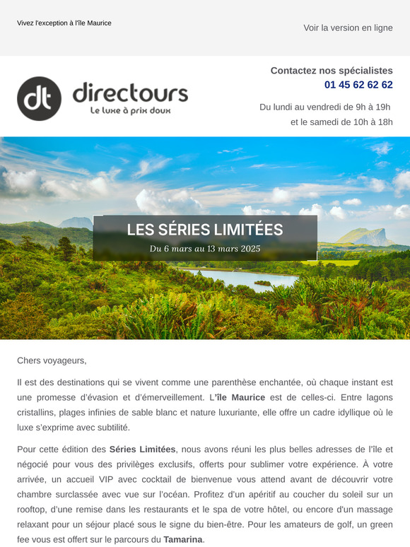 L'île Maurice en Séries Limitées : Luxe, Privilèges et Évasion