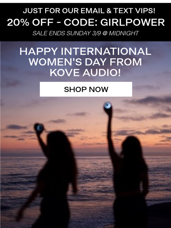 20% Off — For the Girls (And Guys) 😉
