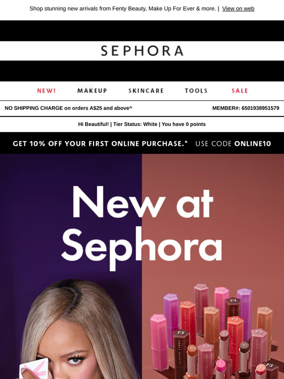 New at Sephora 💕