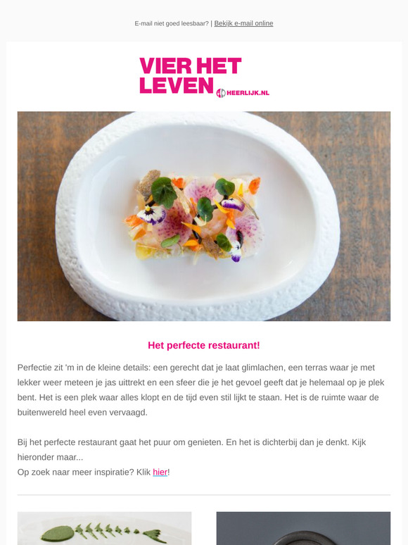 Het restaurant van je dromen💭