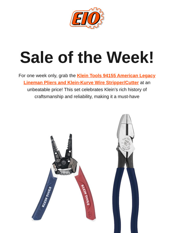 SALE ALERT! Klein American Legacy Set + New Vessel Tools!