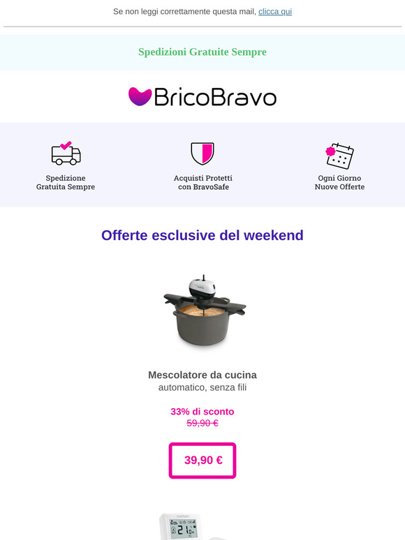 Nuove occasioni da prendere al volo