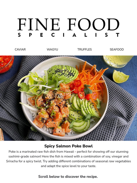 Spicy Salmon Poke Bowl