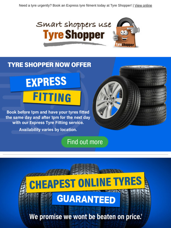 Express fitting at Tyre Shopper