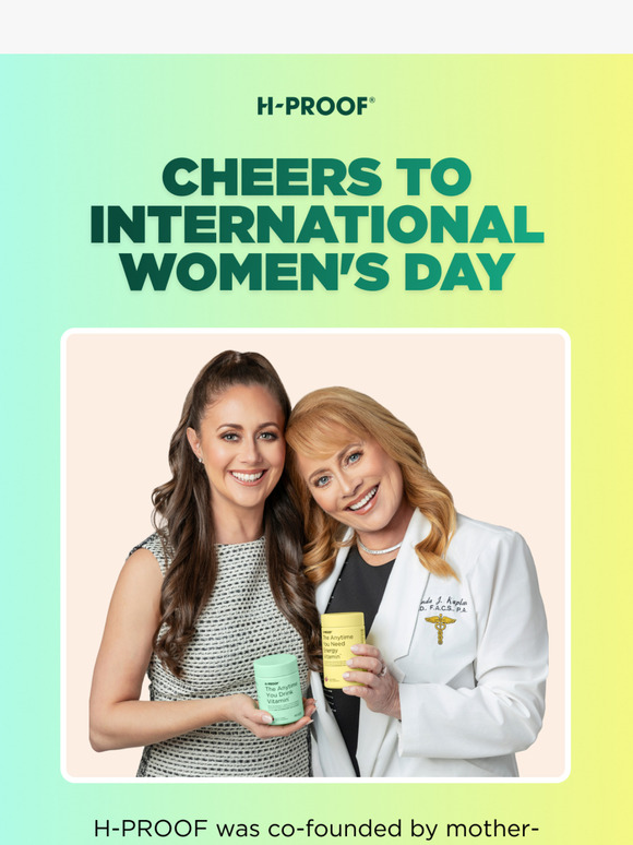 Cheers to International Women's Day