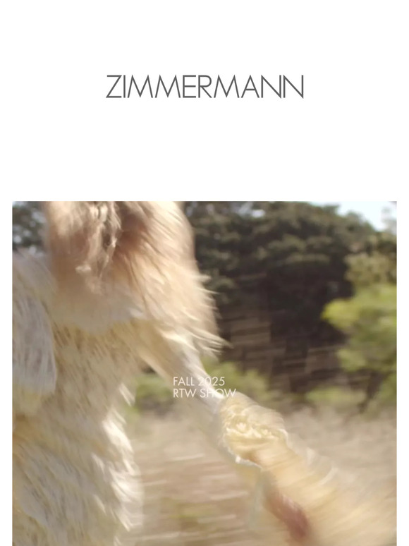 Save The Date: Zimmermann Fall 2025 Show