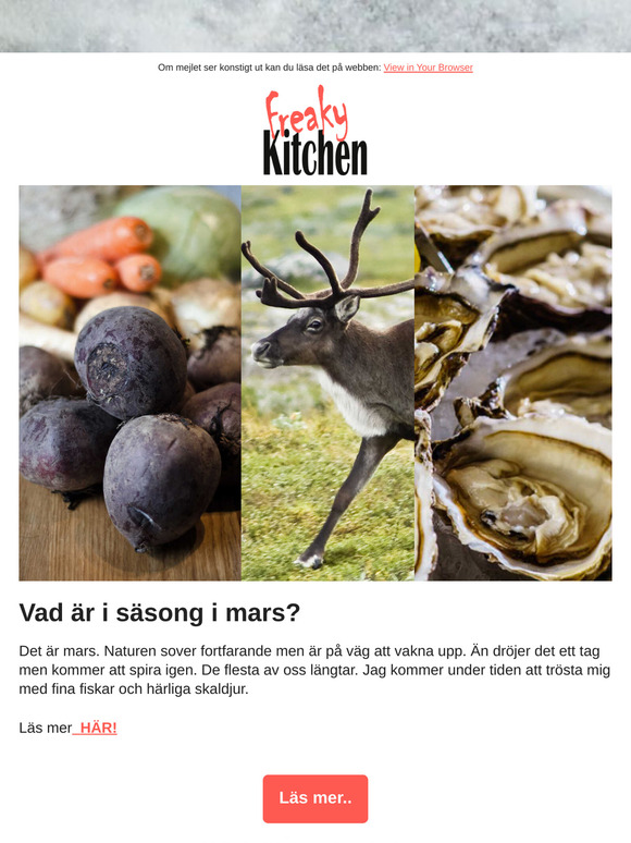 Vad äter man i mars?
