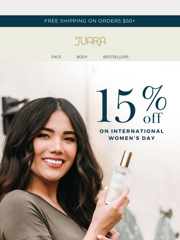 15% Off Today: Our International Women's Day Gift to You