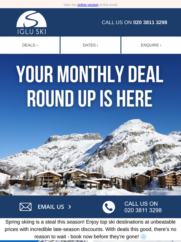 Your Monthly Ski Deal Roundup Is Here! ❄️