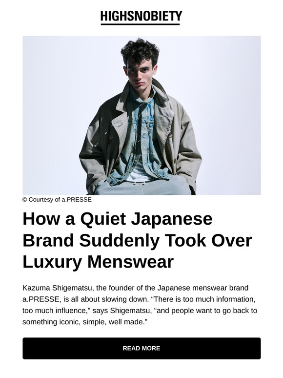 How a Quiet Japanese Brand Suddenly Took Over Luxury Menswear