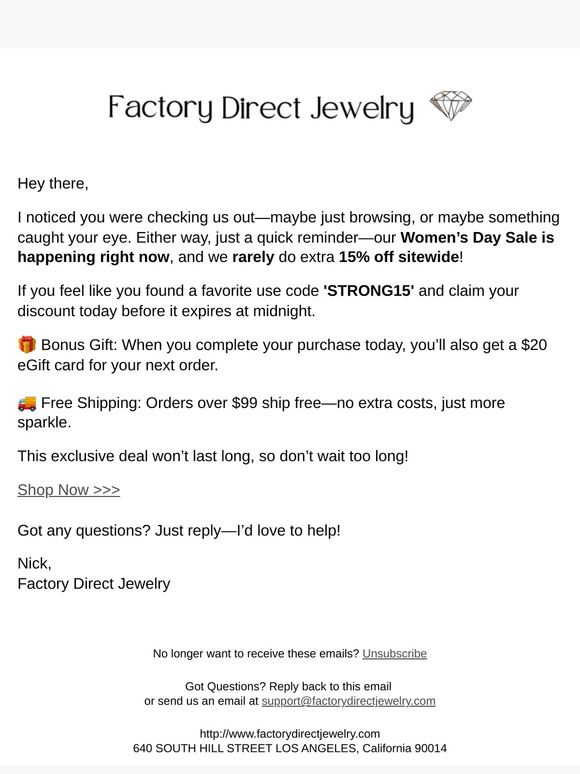 We saved something special for you… 🎁